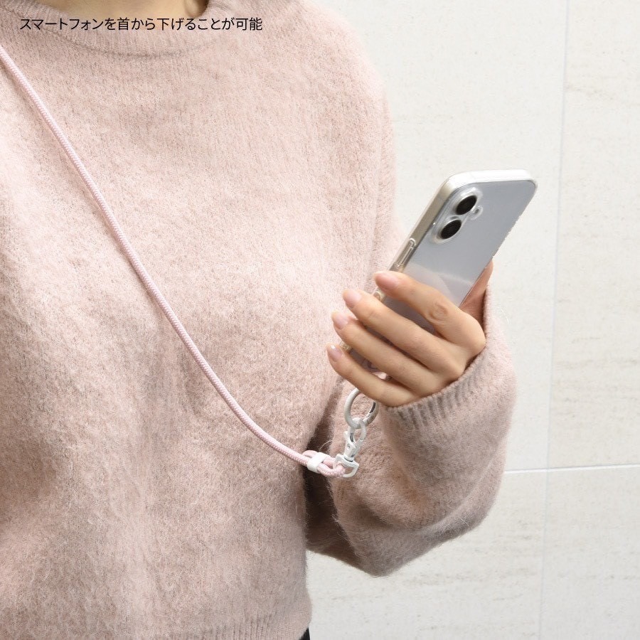 🎈彩虹尾巴🎈三麗鷗可調長度手機背帶 酷洛米 人魚漢頓 長背帶 手機夾片掛繩組 大臉-細節圖9