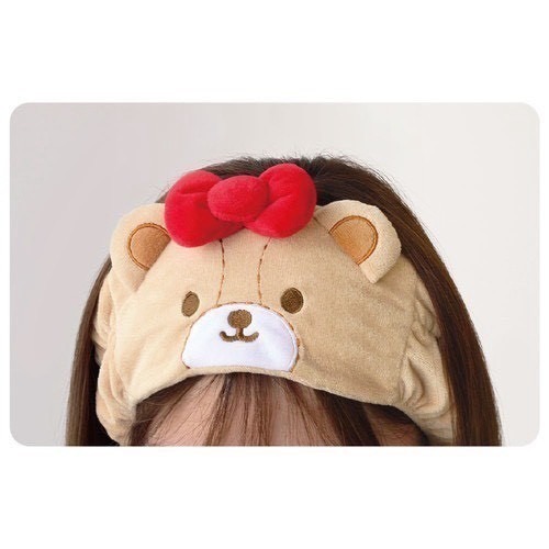 🎈彩虹尾巴🎈日本卡通造型髮帶 皮卡丘 伊布 KITTY好友小熊-細節圖7