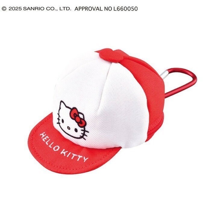 🎈彩虹尾巴🎈KITTY帽子造型萬用包附扣 三麗鷗 豹紋 帽子造型零錢包 凱蒂貓 Hello Kitty 棒球帽造型-細節圖8