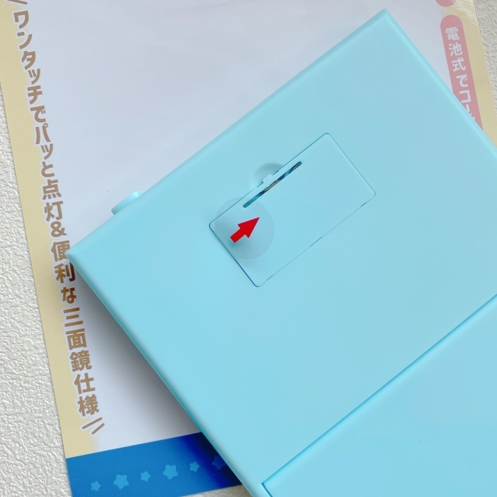 🎈彩虹尾巴🎈日本大耳狗LED三面立鏡 三麗鷗 鏡子 大耳狗喜拿 三面鏡 發光摺疊鏡-細節圖6