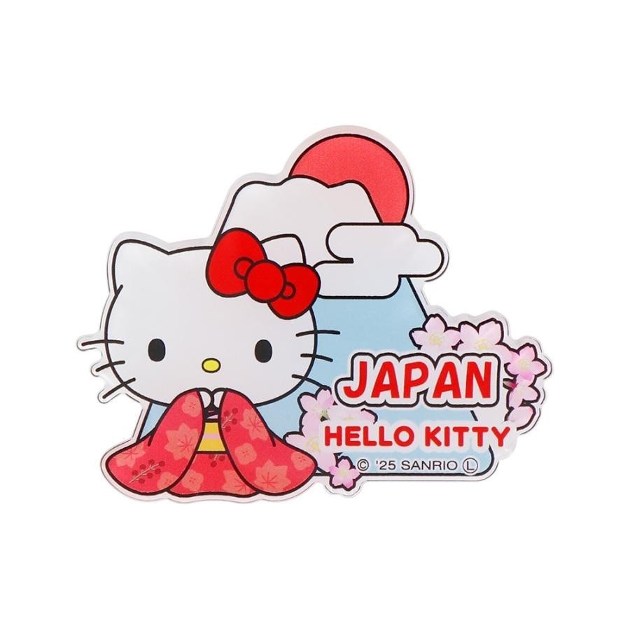 🎈彩虹尾巴🎈三麗鷗富士山造型磁鐵 KITTY 凱蒂貓 美樂蒂 MELODY 大耳狗 喜拿-細節圖6