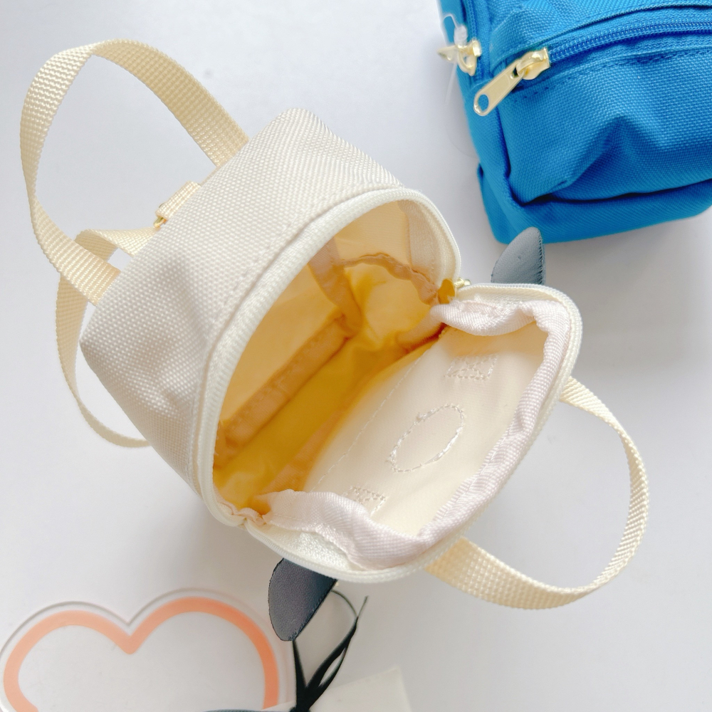 🎈彩虹尾巴🎈史努比迷你後背造型鑰匙圈 SNOOPY 迷你背包鑰匙袋 萬用包 小物包 零錢包 歐拉夫 Olaf-細節圖4