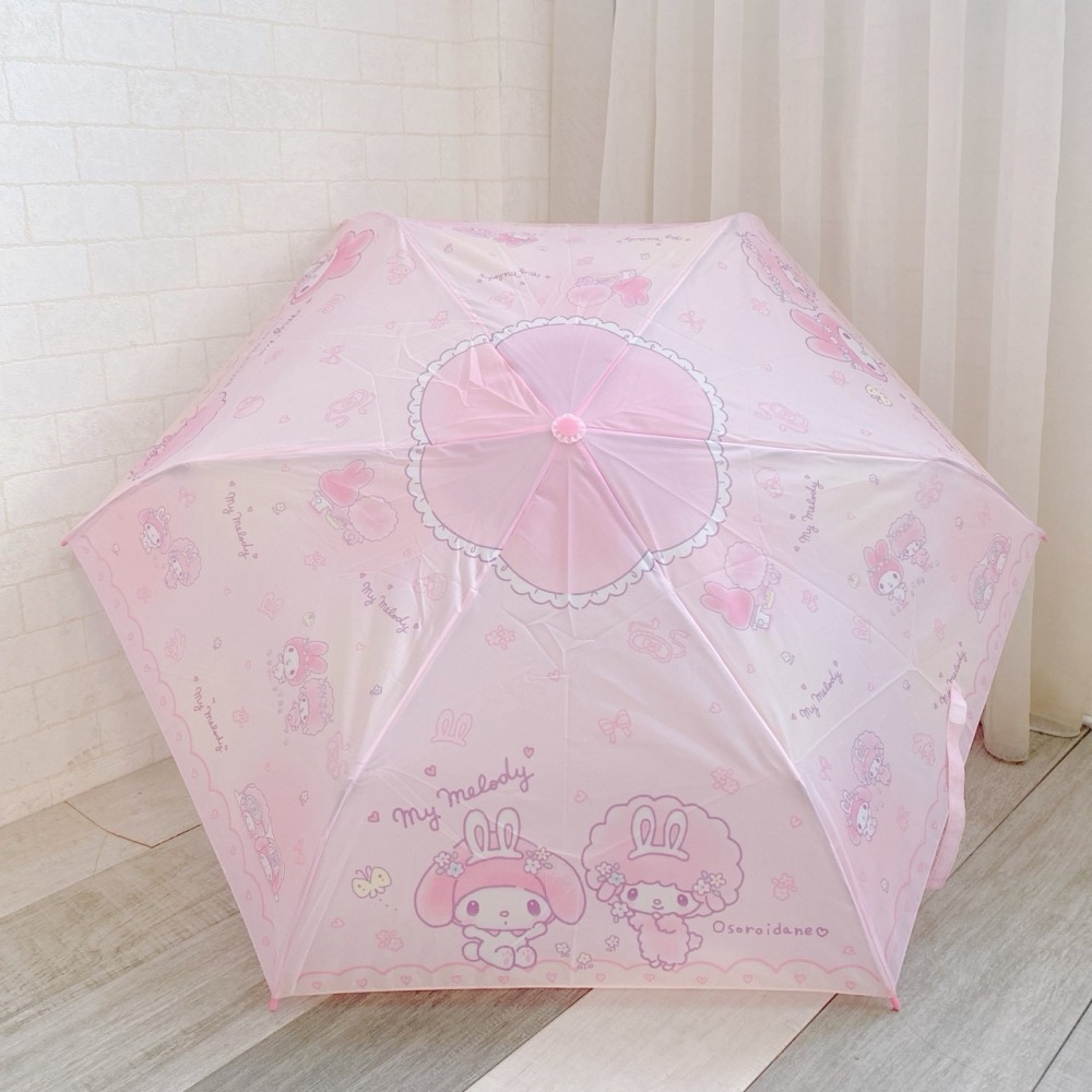 🎈彩虹尾巴🎈三麗鷗暢銷彎把傘☂️雨傘 折傘 折疊傘 Kitty 美樂蒂 大耳狗喜拿 酷洛米 夢奇奇-細節圖6