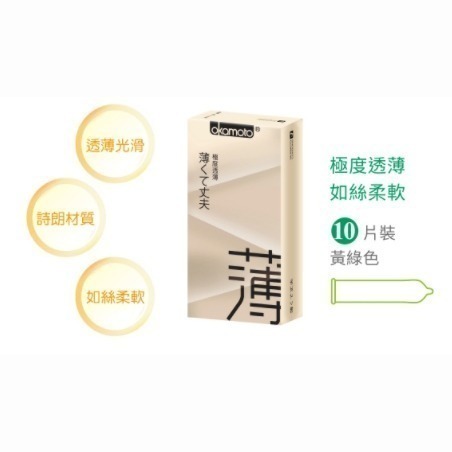 【想入飛飛】okamoto 岡本保險套 CITY 系列 透薄 極潤 10入 保險套 衛生套-細節圖2