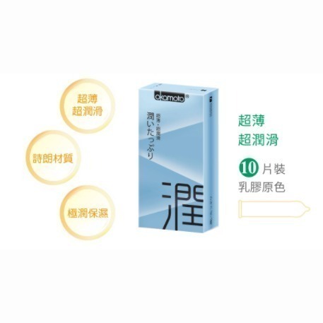 【想入飛飛】okamoto 岡本保險套 CITY 系列 透薄 極潤 10入 保險套 衛生套-細節圖3