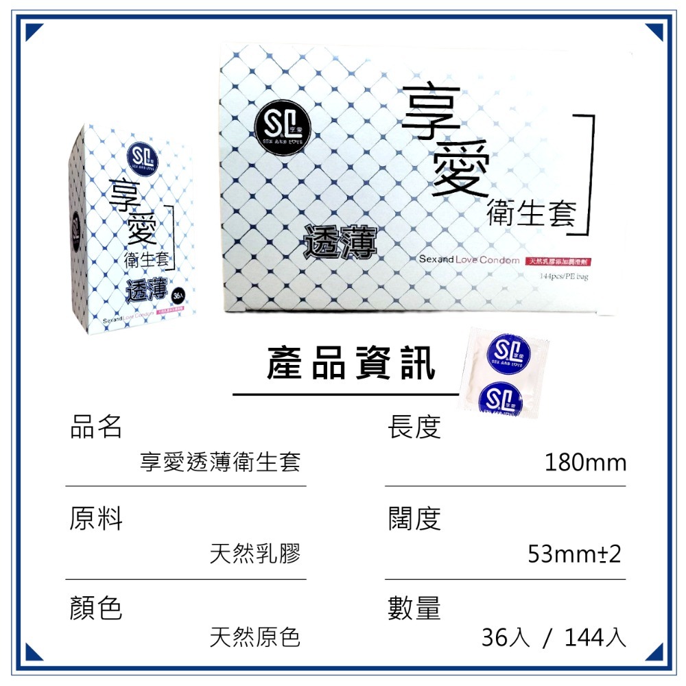 【想入飛飛】享愛 透薄 保險套 36入 衛生套-細節圖4