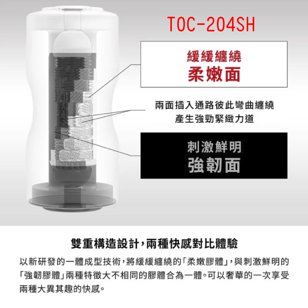 【想入飛飛】TENGA CUP 柔韌雙重杯 TOC-204SH-細節圖2