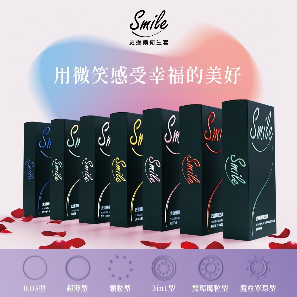 【想入飛飛】新款 SMILE 史邁爾 雙環魔粒 保險套 衛生套 成人情趣-細節圖7