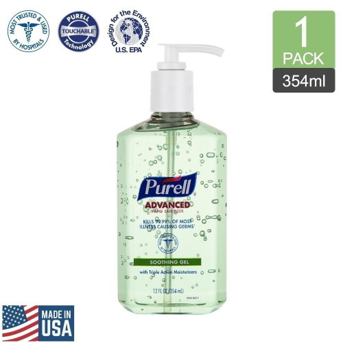 【Purell 普瑞來】蘆薈乾洗手凝露 354ml 美國第一名品牌 醫院指定使用 乾洗手 防疫 清潔