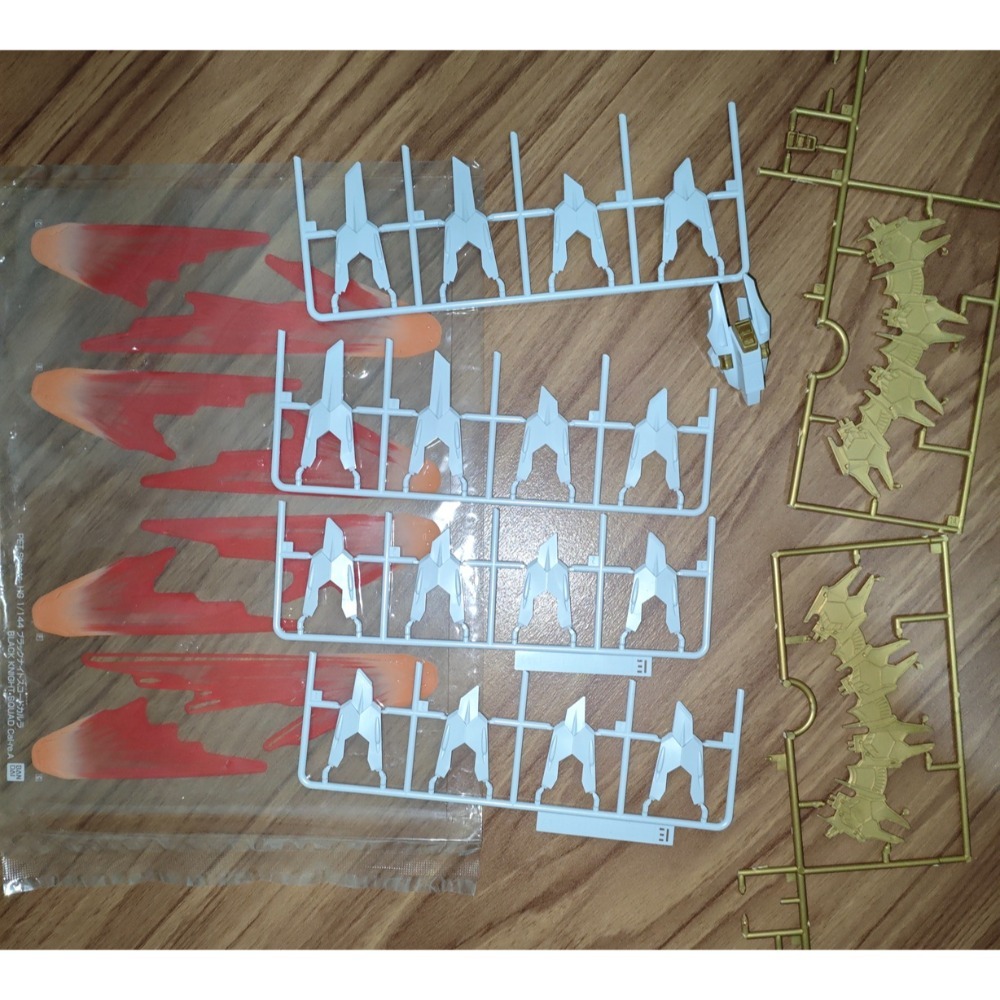 HG 鋼彈 殺肉 黑騎士 神鷲 背包 翅膀 水星魔女 審判者 鐵騎 武器 鐵血 配件包-規格圖2