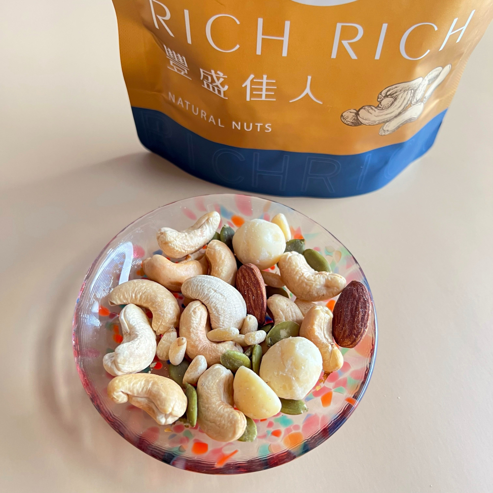 【豐盛佳人】Natural Nuts 原味五種綜合堅果220g (現貨快速出貨)-細節圖2