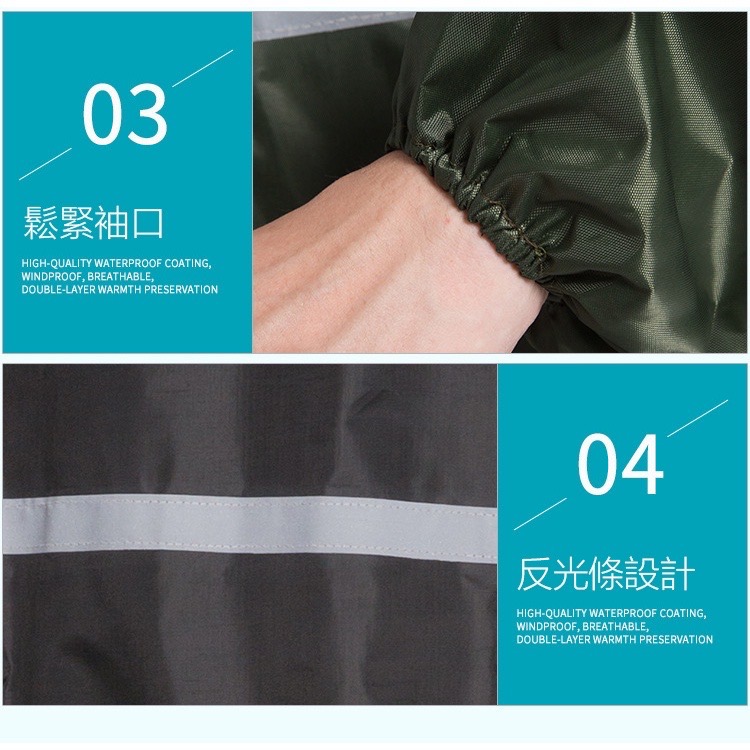 成人反光加厚雨衣-細節圖4