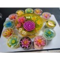 【米米姐柑仔店】天然蒟蒻果凍花8吋+12入胖胖杯-規格圖4