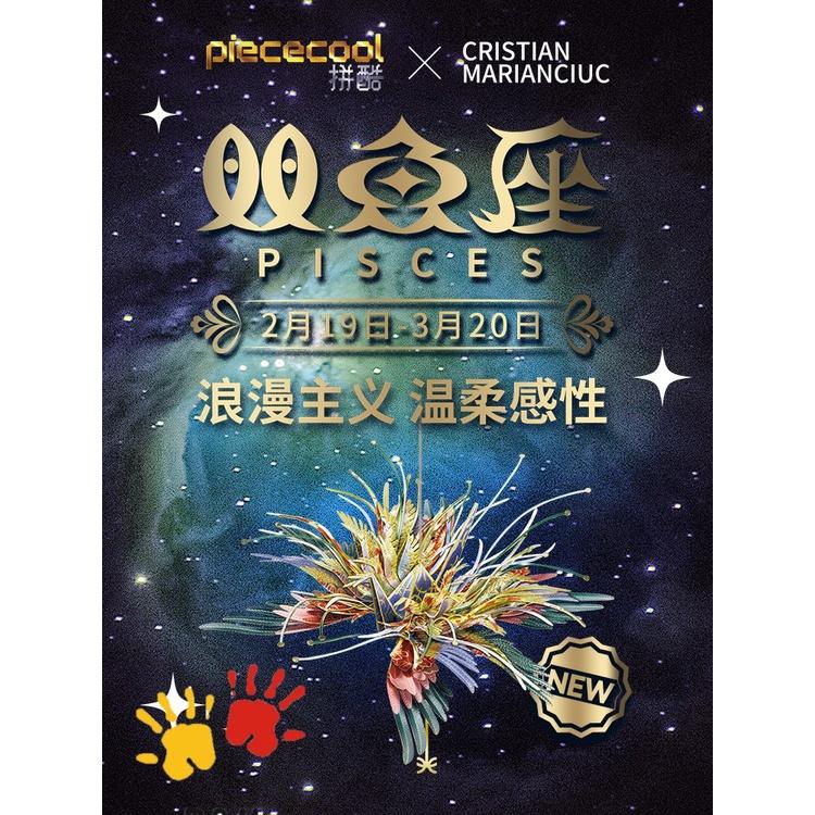 R&H 新品 拼酷3D金屬拼圖模型-拼酷  千語鶴 星座系列 水瓶座 雙魚座-細節圖5