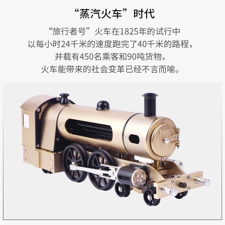 R&H 3D金屬拼圖模型 土星文化 金屬拼裝 蒸汽火車-細節圖3