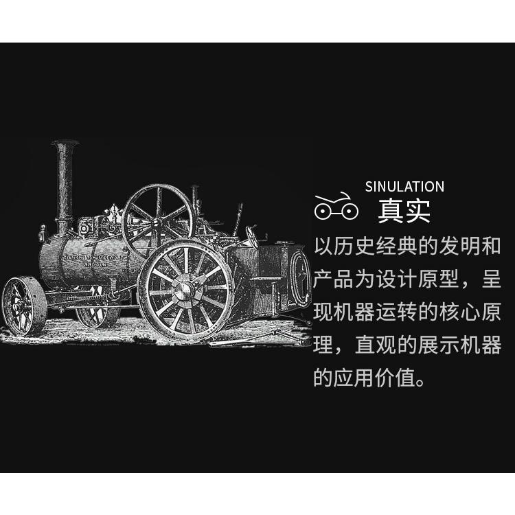 R&H 3D金屬拼圖模型 土星文化 金屬拼裝 蒸汽火車-細節圖6