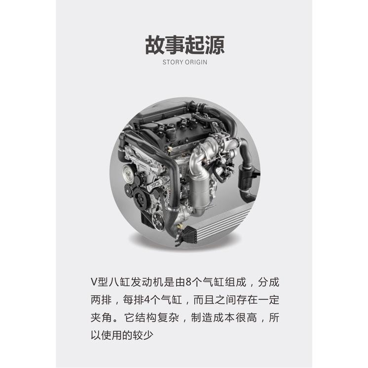 R&H 3D金屬拼圖模型 土星文化 金屬拼裝 V型八缸發動機-細節圖2