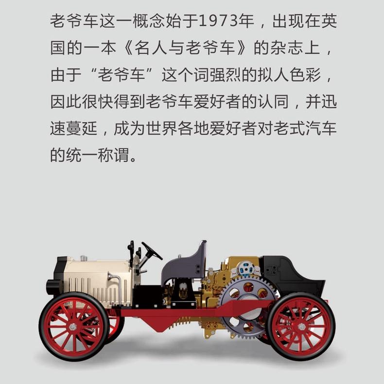 R&H 3D金屬拼圖模型 土星文化 金屬拼裝 老爺車 遙控車-細節圖4