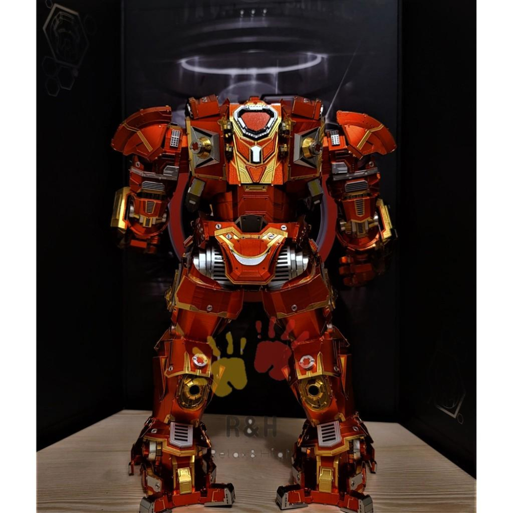 R&H 新品  拼酷 漫威系列 3D金屬拼圖模型-浩克毀滅者 反浩克裝甲-細節圖3