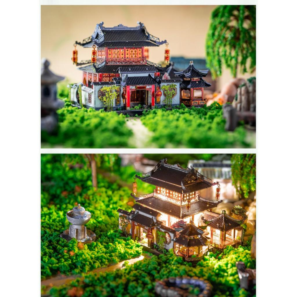 R&H 新品 藝模3D金屬拼圖模型-園林系列 蘇式園林 徽式園林-細節圖4