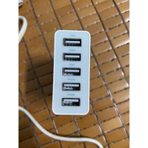 anidees 五port 25W 充電器 二手-細節圖3