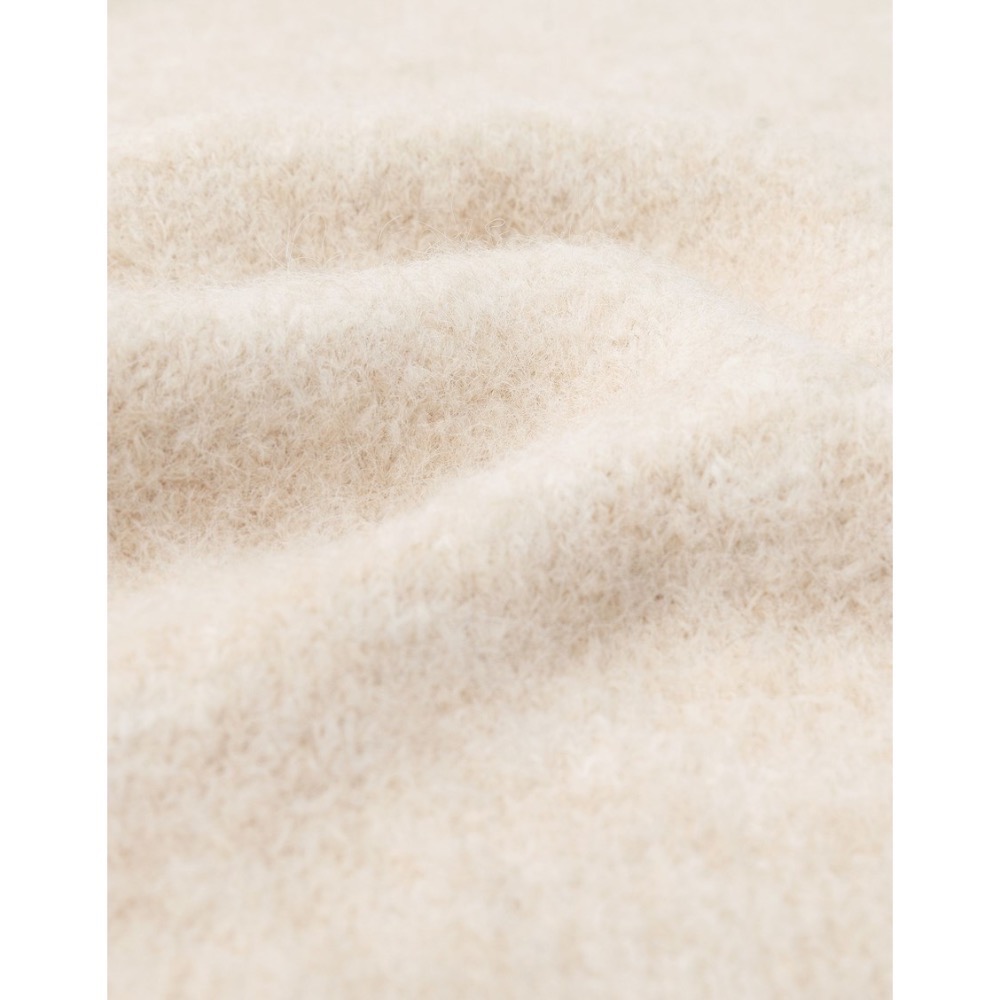 (絕版商品) PAZZO ggu羊駝針織刺繡圍巾 金針菇聯名-細節圖9