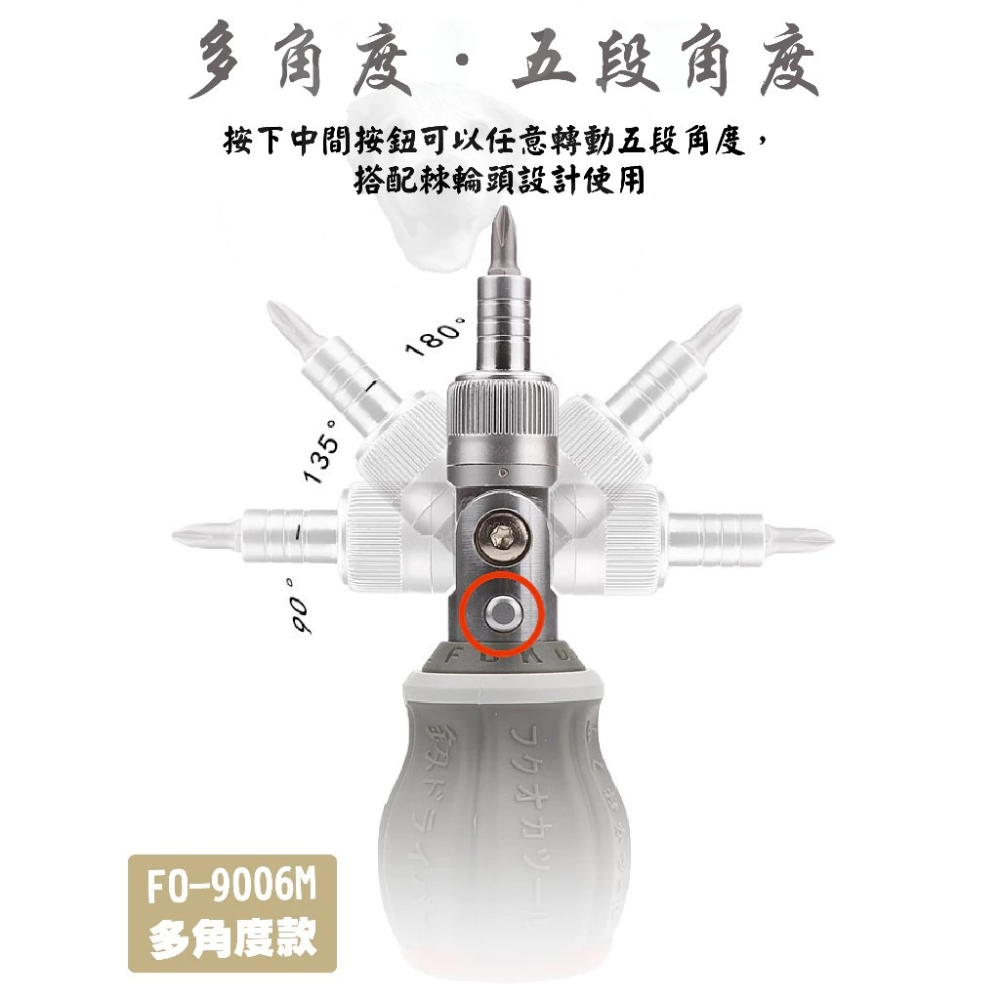 【GOGO3C 】釰系列福岡工具 迷你棘輪螺絲起子組 攜帶方便 棘輪特性好施力 八組實用批頭 電腦 汽機車組裝維修-細節圖7