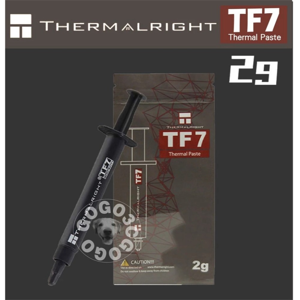 【GOGO3C 】含稅開發票 利民 Thermalright TF7 原裝密封包裝 DIY玩家愛用 CPU 散熱膏-細節圖2