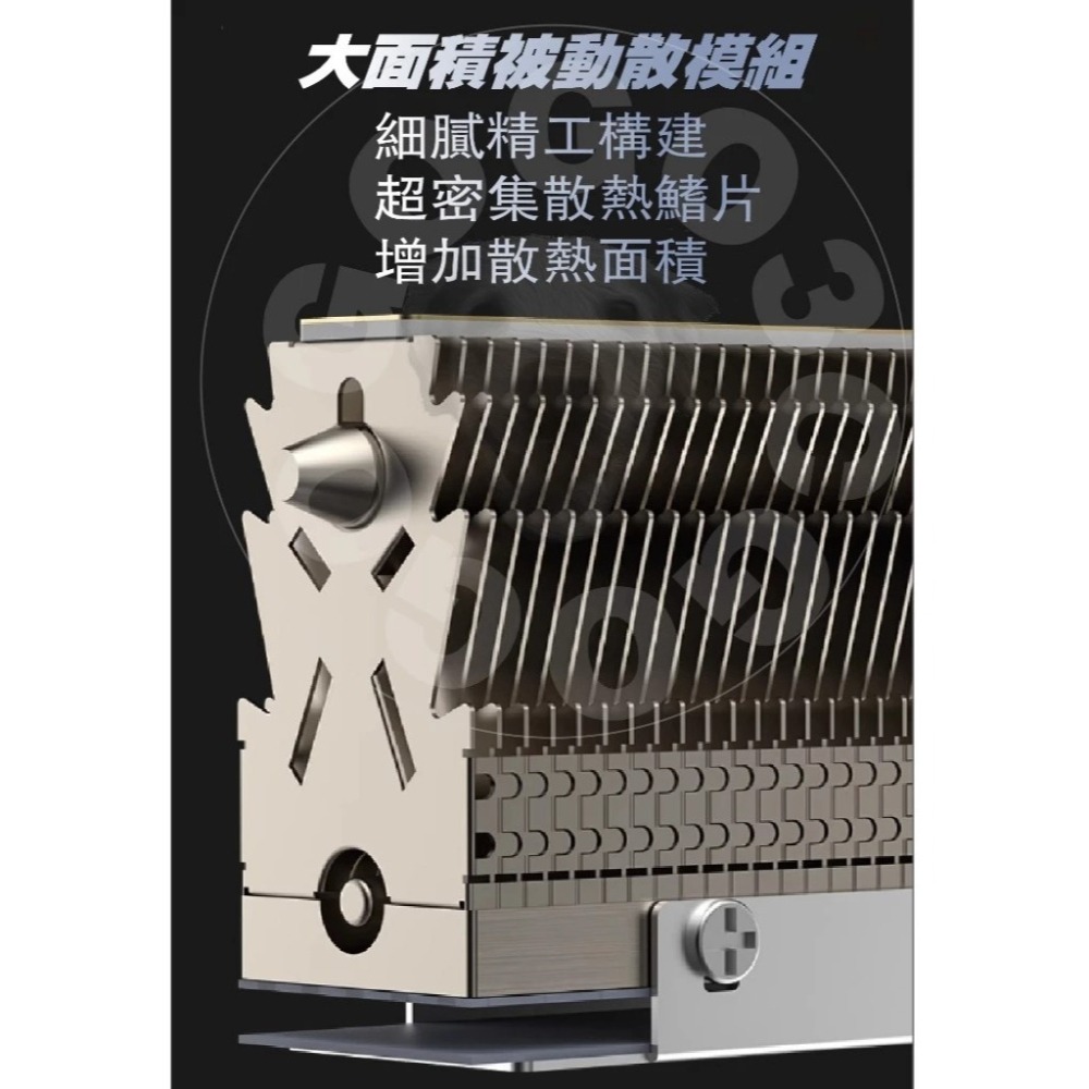 【GOGO3C 】酷里奧 CL-01 M.2 2280散熱器 CP值首選 塔式散熱片 高速Gen4 Gen5推薦使用-細節圖3