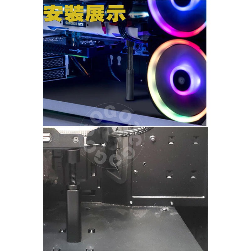 【GOGO3C】含稅發票 伸縮旋轉式 顯卡支架 同VC-20款式 簡約設計 鋁鎂合金 磁吸 顯示卡支撐架 千斤頂-細節圖6