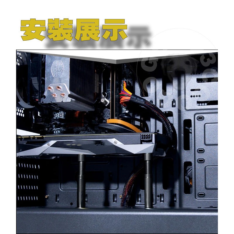 【GOGO3C】含稅發票 伸縮旋轉式 顯卡支架 同VC-20款式 簡約設計 鋁鎂合金 磁吸 顯示卡支撐架 千斤頂-細節圖7