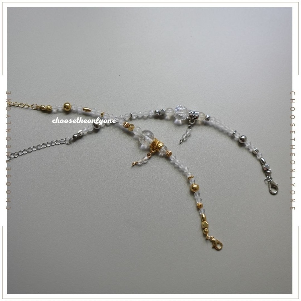 👩🏻CTOO28👩🏻 淨化負能量 白水晶手鍊 | 天然水晶 手環 手鍊 手鏈 平衡情緒 淨化周遭磁場-細節圖7