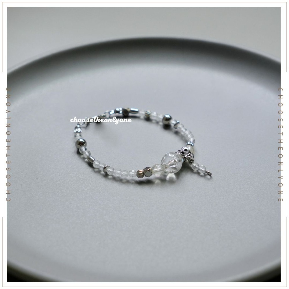 👩🏻CTOO28👩🏻 淨化負能量 白水晶手鍊 | 天然水晶 手環 手鍊 手鏈 平衡情緒 淨化周遭磁場-細節圖8