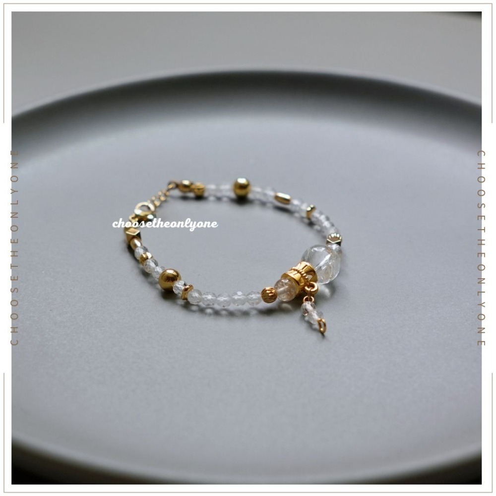 👩🏻CTOO28👩🏻 淨化負能量 白水晶手鍊 | 天然水晶 手環 手鍊 手鏈 平衡情緒 淨化周遭磁場-細節圖9