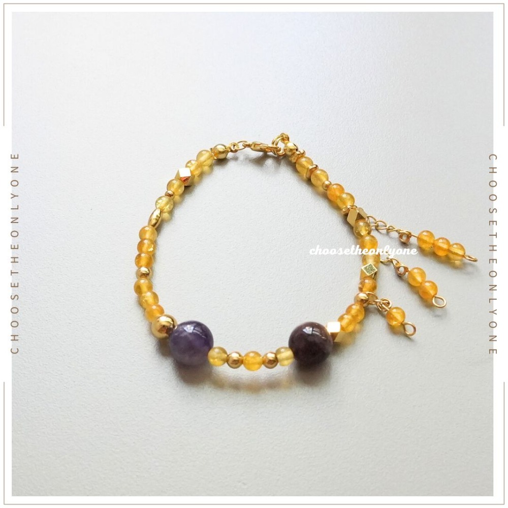 金色配飾手圍14cm無延長鍊