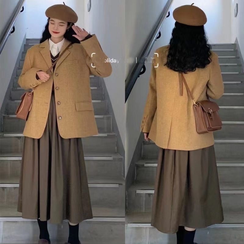 【JDUDS】貝雷帽 畫家帽 羊毛貝雷帽 貝蕾帽 南瓜帽 素面貝雷帽秋 帽子-細節圖5