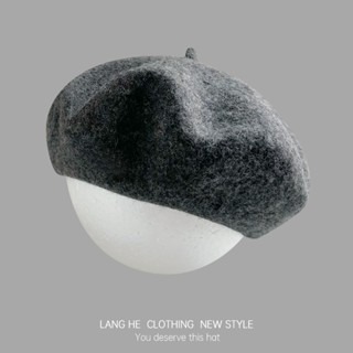 【JDUDS】貝雷帽 畫家帽 羊毛貝雷帽 貝蕾帽 南瓜帽 素面貝雷帽秋 帽子-規格圖9