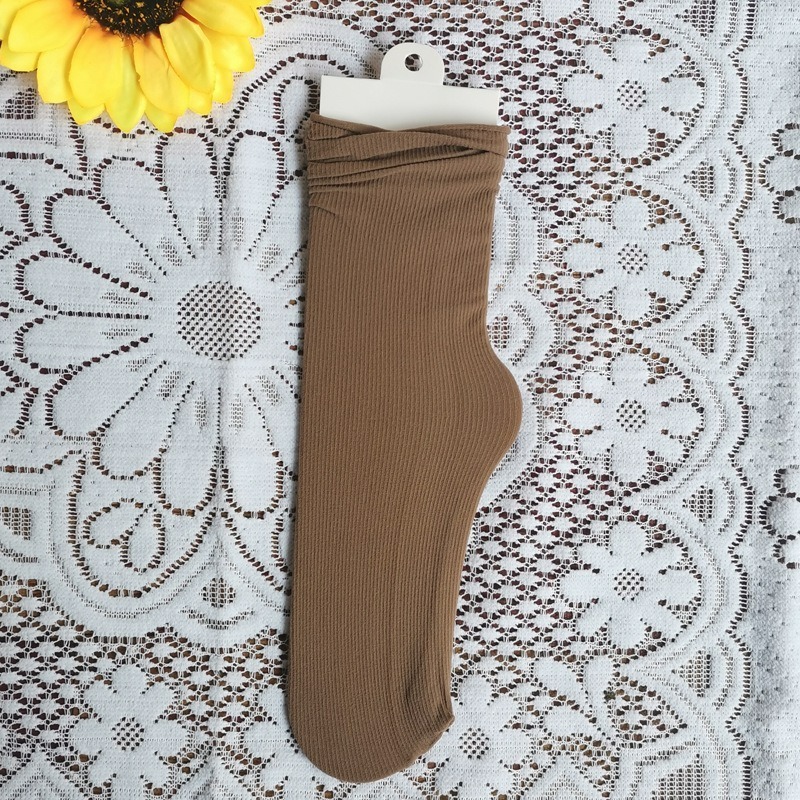 【JDUDS】韓國純色復古堆堆襪 堆堆襪 長襪 中筒襪 襪子 女襪 韓妞 必備款 JDUDS 11色可選-規格圖9