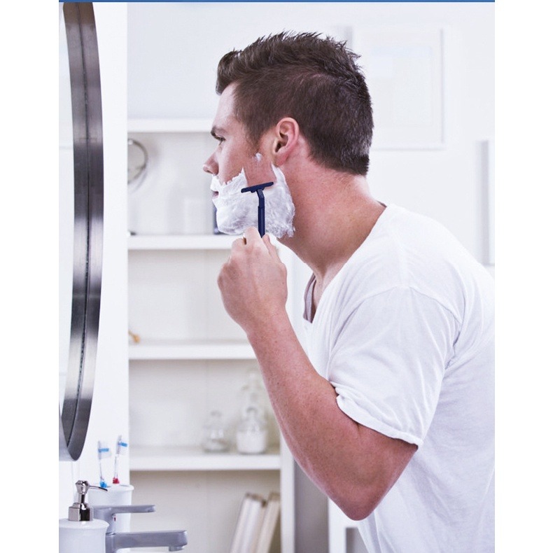 【JDUDS】拋棄式刮鬍刀  拋棄刮鬍刀 一次性刮鬍刀 雙層刮鬍刀 剃鬍刀 括鬍刀 剃刀刮鬍刀 男士刮鬍刀-細節圖5