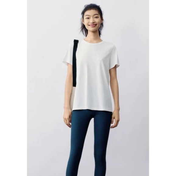 【JDUDS】冰絲T恤 涼感上衣 夏季韓版ins 短袖外穿寬鬆上衣 打底衫 降溫 仙女 寬鬆圓領T 寬鬆圓領T 舒適-規格圖7