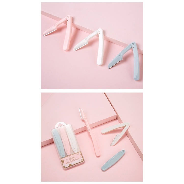 【JDUDS】 摺疊修眉刀 修眉刀 眉刀 拋棄式修眉刀 修眉 贈品修眉刀 贈品 薄荷綠修眉刀  修眉刀-細節圖8