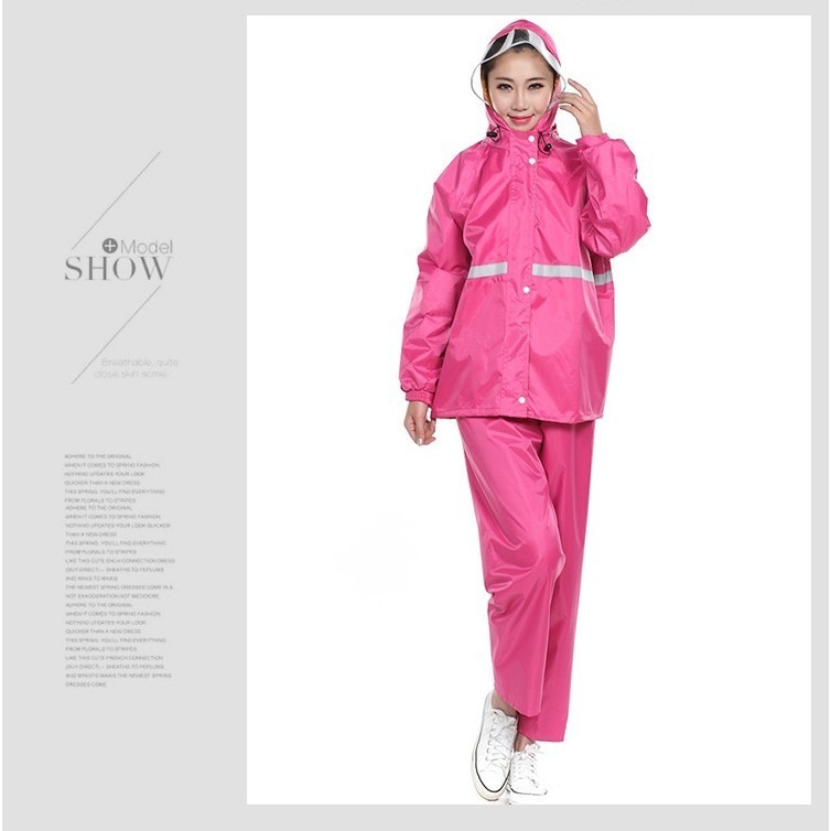 【JDUDS】【厚膠加強更防水！】整套「衣+褲」自行車 雨衣 超輕防水防風衣 反光雨衣 兩件式雨衣-細節圖7