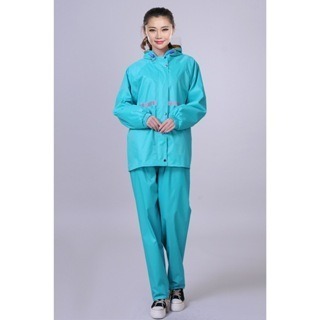 【JDUDS】【厚膠加強更防水！】整套「衣+褲」自行車 雨衣 超輕防水防風衣 反光雨衣 兩件式雨衣-規格圖9