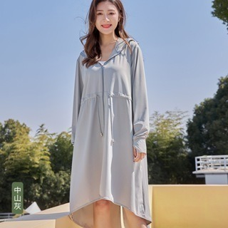 【7-ELEVEN門市團購】【JDUDS】-夏天首選冰絲防曬多功能遮陽外套 透氣輕盈連帽套披風防曬衣-規格圖6