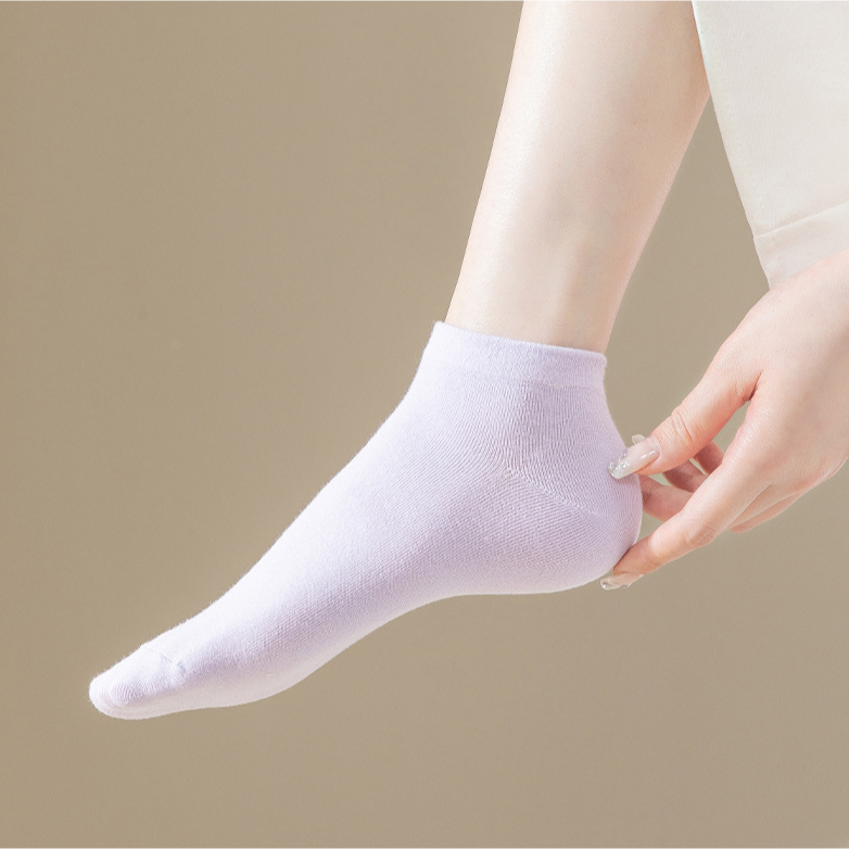 【JDUDS】 韓系純色短襪 春夏淺口薄款 純色船襪 女短襪 透氣棉質船襪 短襪 襪子-細節圖3