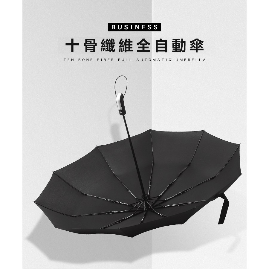 【JDUDS】八骨自動傘 自動傘 折疊傘 黑膠傘 一鍵開闔 抗強風 抗UV 耐用-細節圖8