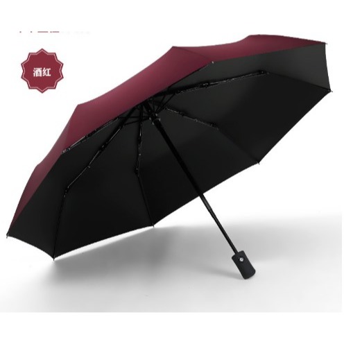 【JDUDS】八骨自動傘 自動傘 折疊傘 黑膠傘 一鍵開闔 抗強風 抗UV 耐用-規格圖9