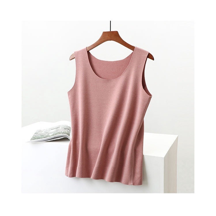 【JDUDS】德絨保暖打底背心 修身顯瘦 優質面料 保暖背心 秋冬保暖 磨毛背心 內搭背心-細節圖3