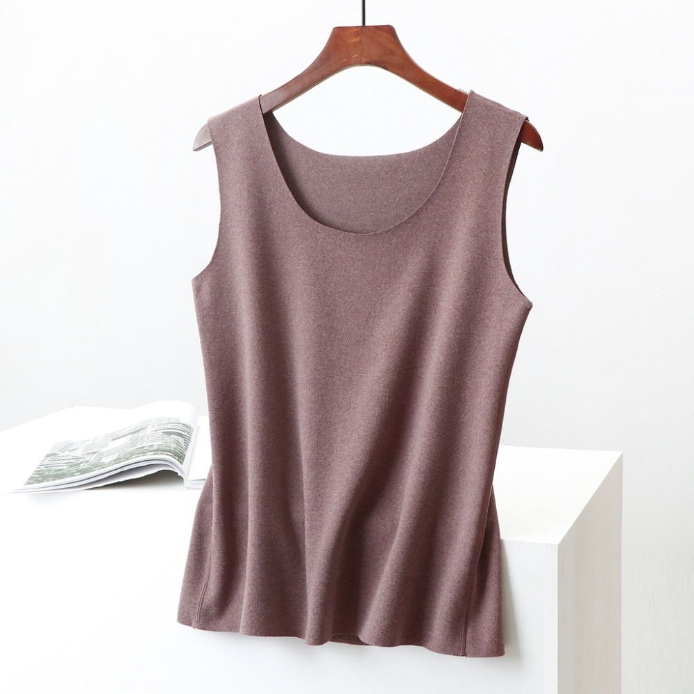 【JDUDS】德絨保暖打底背心 修身顯瘦 優質面料 保暖背心 秋冬保暖 磨毛背心 內搭背心-規格圖6