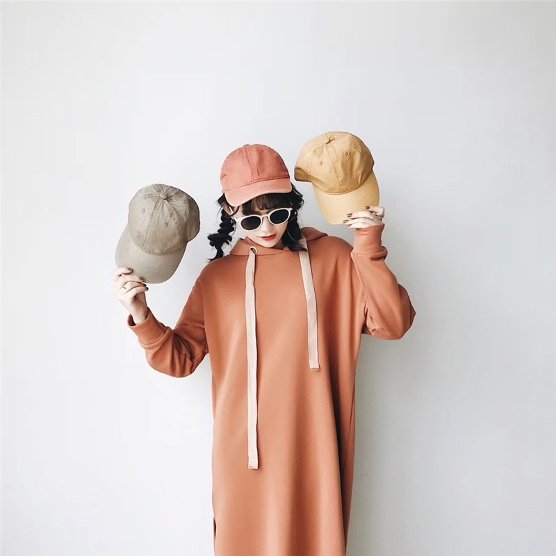 【JDUDS】百搭復古水洗做舊鴨舌帽牛仔棉帽子-細節圖4